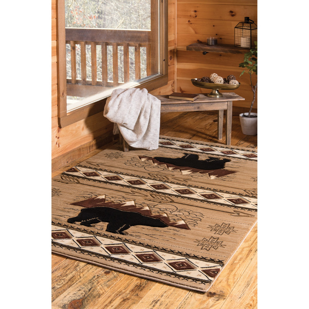 United Weavers Cottage Timberland Beige Area Rug 2'7"x4'2"