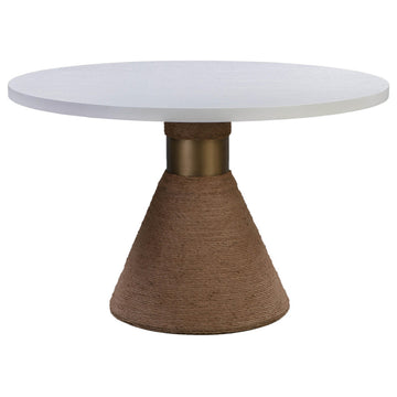 TOV Furniture Rishi Natural Rope Round Table