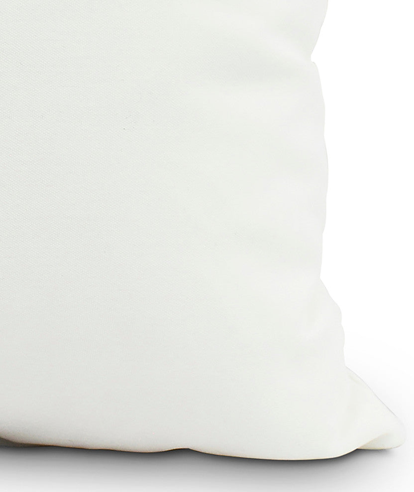 Gift Wrapped 16" Off White Holiday Print Decorative Throw Pillow