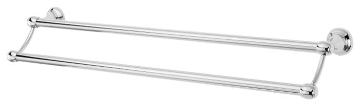 Alno Double Towel Bar in Polished Chrome