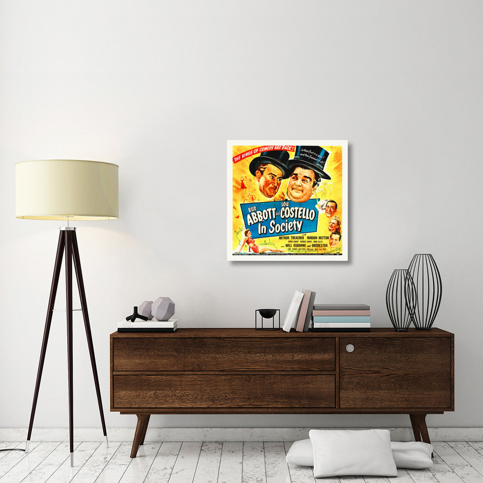 "Abbott & Costello - In Society" Canvas by Hollywood Photo Archive, 30x30"