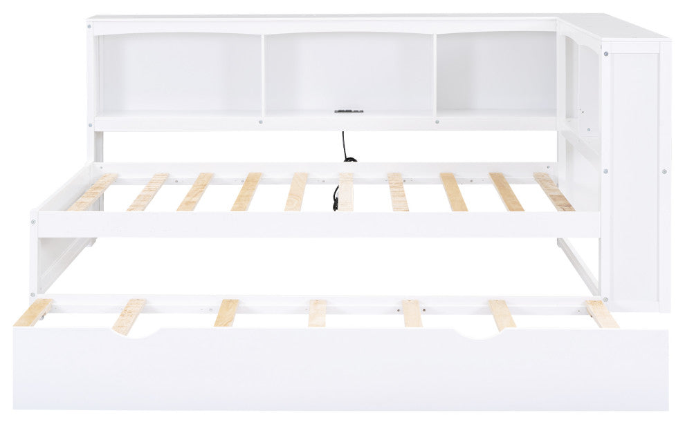 Gewnee Twin Size Daybed with Trundle
