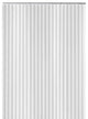 Elegant Striped Fabric Bathroom Shower Curtain, Sanna, White, Stall