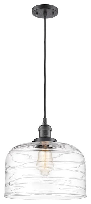 Innovations Bell 1-Light XL Mini Pendant 201C-OB-G713-L, Oil Rubbed Bronze