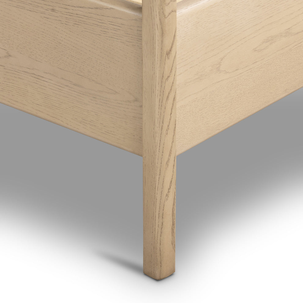Rosedale Bed-Yucca Oak Veneer- King