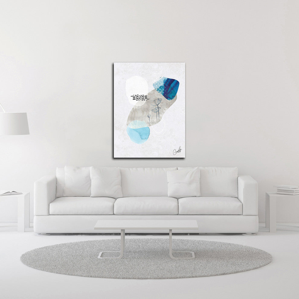 Indigo Blossom No. 2 by Louis Duncan-He, Print on Canvas, 24"x32"