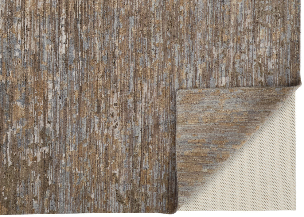 Weave & Wander Clarkson Rug, Bronze Brown, 7ft-9in x 9ft-9in Rug