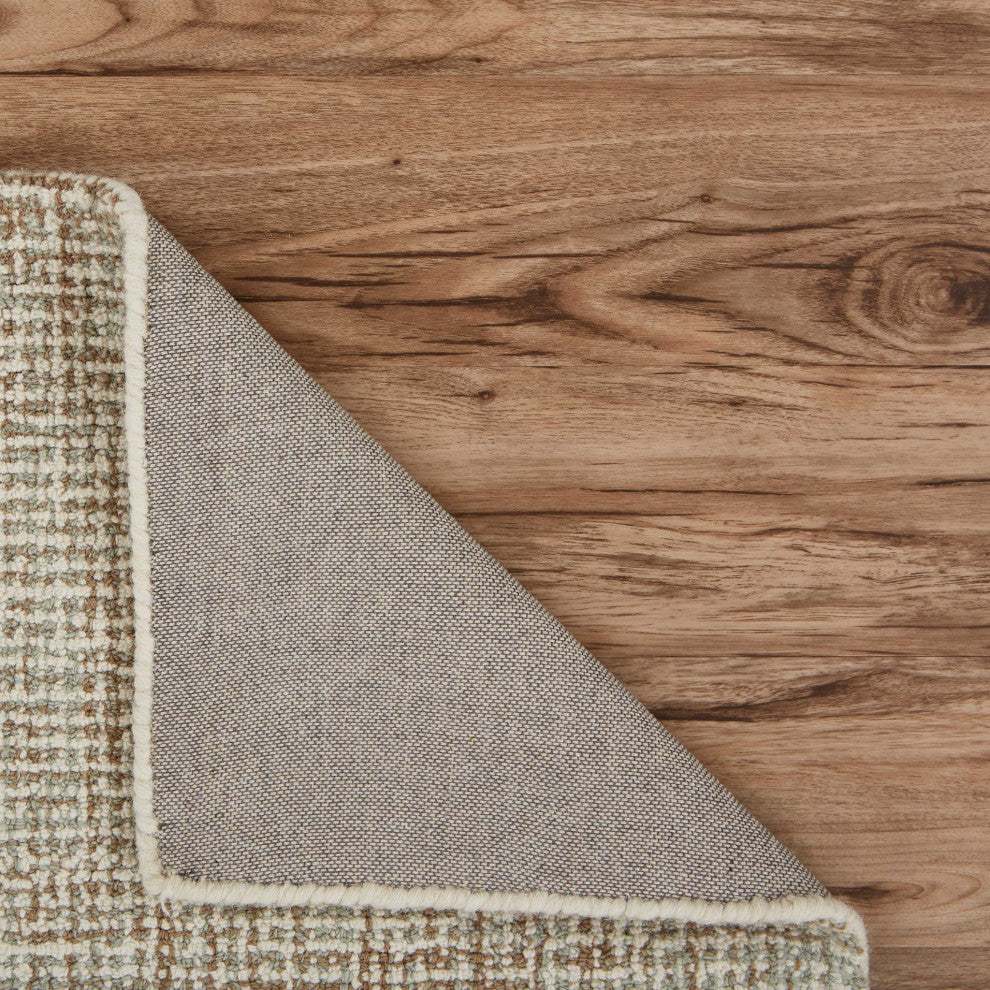 8" x 10" Taupe and Tan Minimal Area Rug