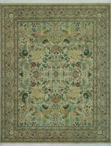 Pak-Persian Suzette Bone Gray/Gold Rug, 8'2x10'2