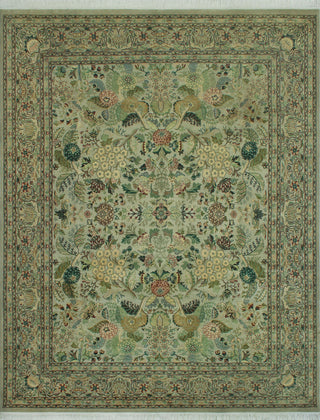 Pak-Persian Suzette Bone Gray/Gold Rug, 8'2x10'2