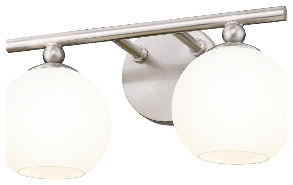 Z-LITE 2-Light Vanity, Brushed Nickel