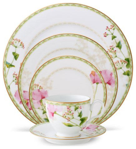Noritake Poppy Place 5Pc Place Setting, Service for 1