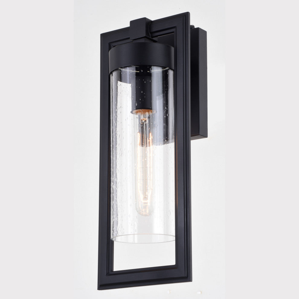 Malmo 6.5" Outdoor Wall Light Matte Black