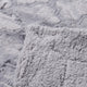 Ashley Jumbo Brushed Faux Fur & Matching Sherpa Borrego Backing Throw, Gray, 60" X 80"