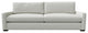 Nativa Interiors Revolution 95" Sofa, Grey, Depth: Classic