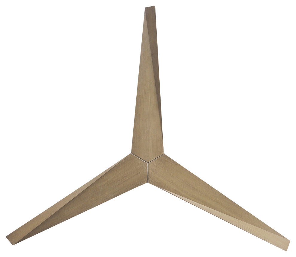 Eliza-H 3 Blade Hugger Paddle Ceiling Fan, Brushed Nickel, Gray Ash Blades