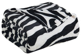 Zebra Safari Printed Flannel Fleece Blanket, Twin