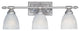 Apollo 3-Light Bath Bar, Satin Platinum