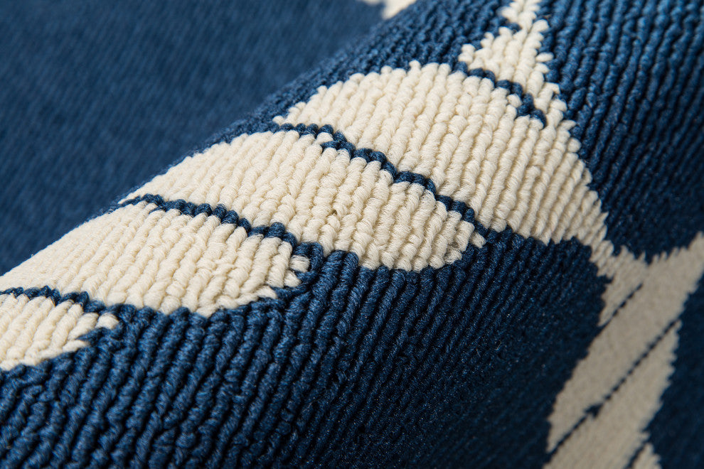 Baja Rug, Navy, 7'10"x10'10"