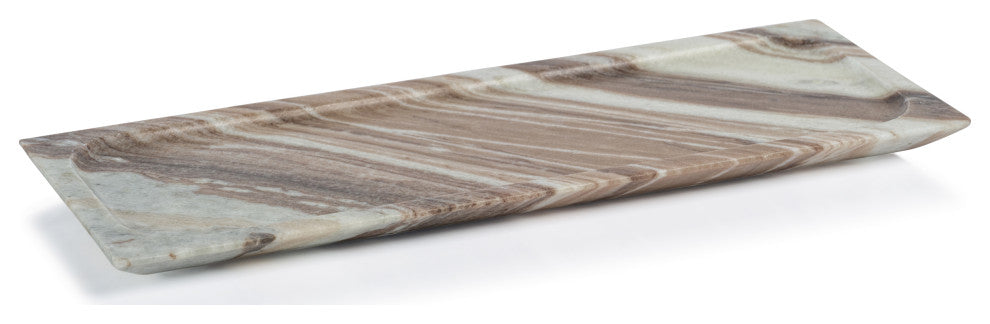 Altamura Rectangular Marble Tray, Large