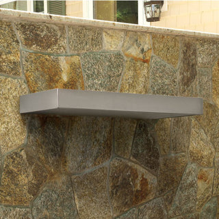 Stainless Steel Floating Shelf, 48"x10"x2.5"