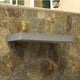 Stainless Steel Floating Shelf, 48"x10"x2.5"