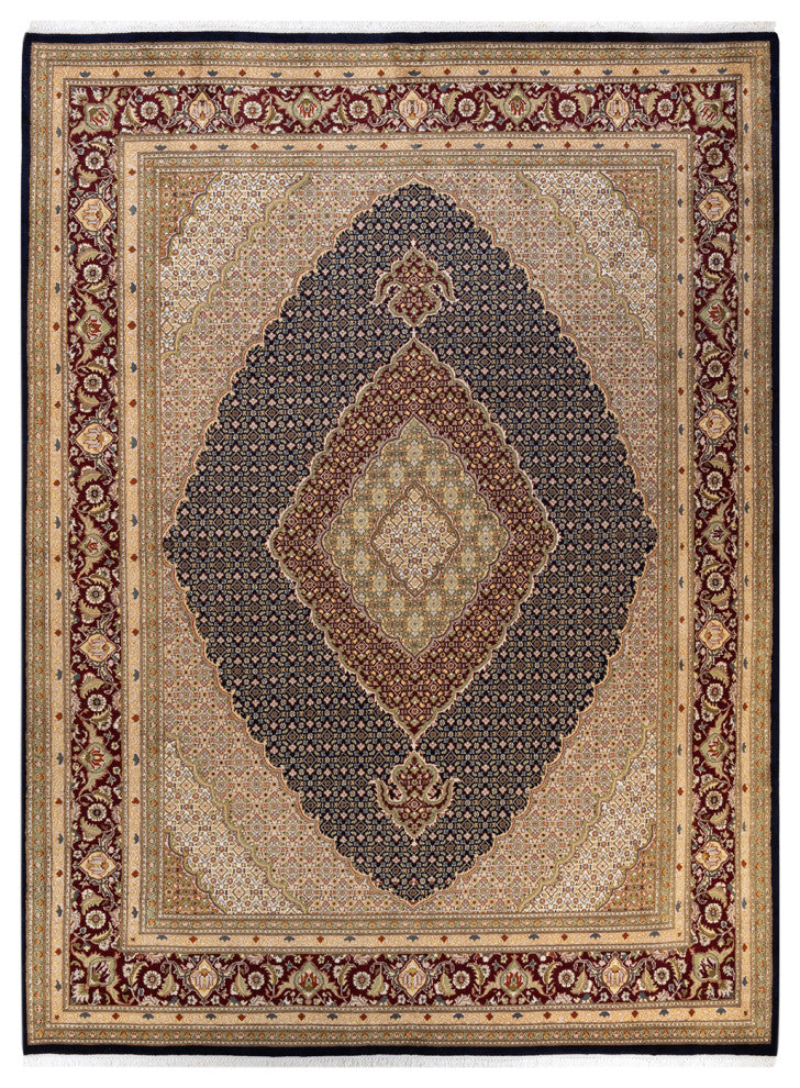 Mogul, One-of-a-Kind Hand-Knotted Area Rug Blue, 9'2"x12'4"
