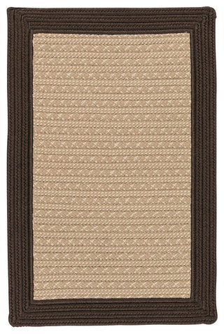 Colonial Mills Bayswater BY03 Brown Bordered Area Rug, Rectangular 3'x5'