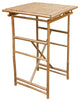 Bamboo High Square Table