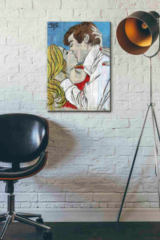 Epic Graffiti "Pop Romantics" by Loui Jover, Giclee Canvas Wall Art, 18"x26"