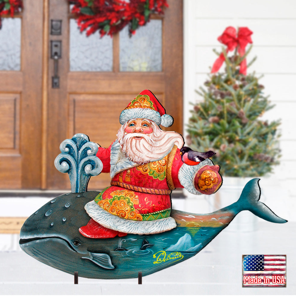 Whale Tales Scenic Decorative Ornament, Small