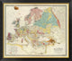"Geological map Europe, 1856"  by Sir Roderick Impey Murchison, 40x34"