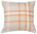 18"x18" Pacifica Accent Throw Pillow by Astella, Tartan Tuscan