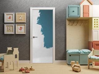 Slab Barn Door Panel 18 x 80 | Planum 0010 Primed