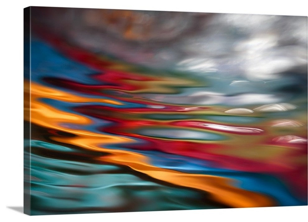 "Red River" Wrapped Canvas Art Print, 24"x16"x1.5"