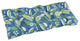 42"X19" Squared Patterned Polyester Tufted Loveseat Cushion, Skyworks Caribbean