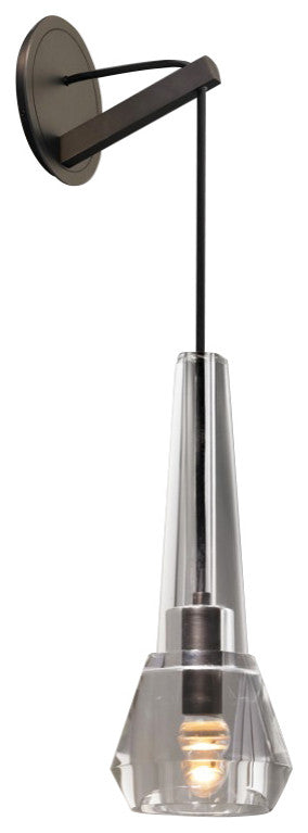 Nijar | Modern LED Crystal Copper Wall Sconce