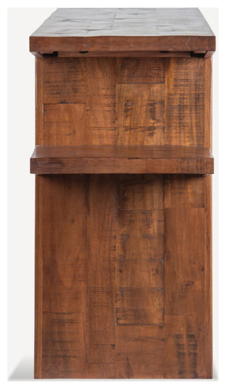Keystone Reclaimed Wood Console, Rustic