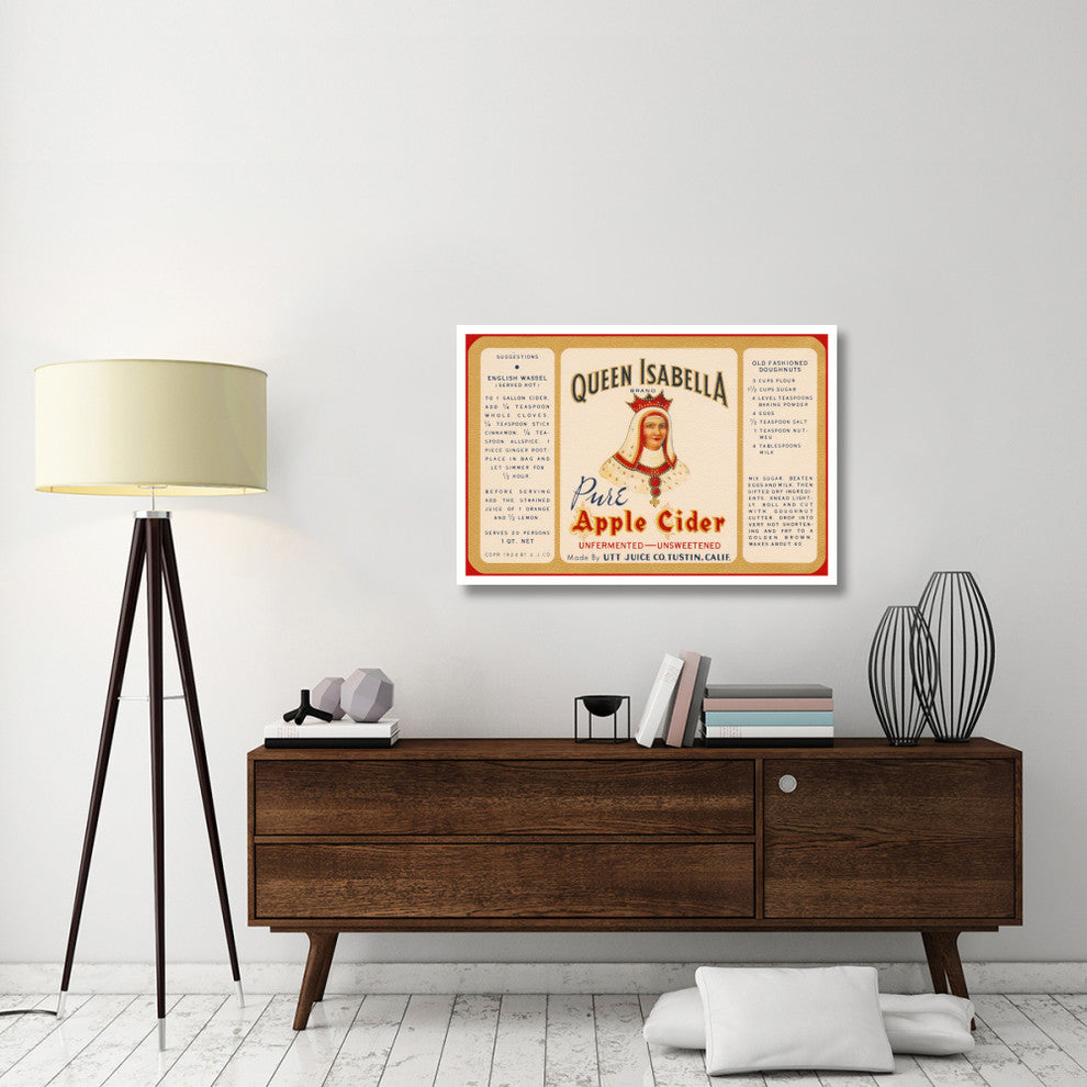 "Queen Isabella Pure Apple Cider" Digital Paper Print by Retrolabel, 42"x29"