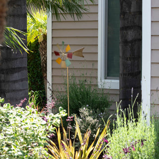 Metal Windmill Stake, Multicolor, 52"