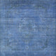 Ahgly Company Indoor Square Mid-Century Modern Area Rugs, 7' Square