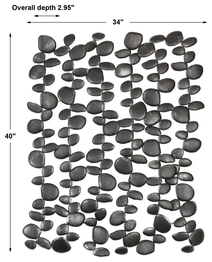 Uttermost Skipping Stones Forged Iron Wall Art