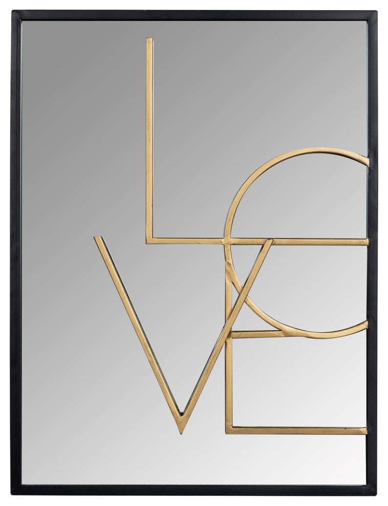 Love Layered Modern Wall Mirror