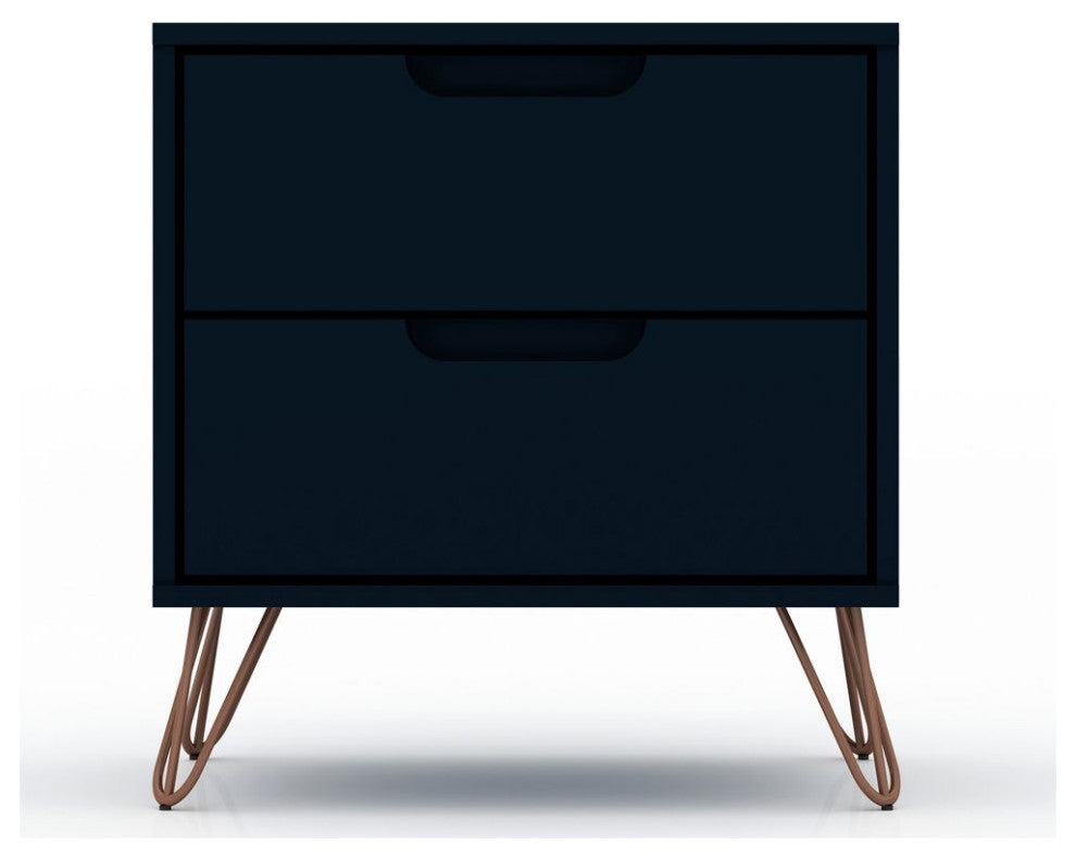 Rockefeller 2.0 Nightstand, Tatiana Midnight Blue