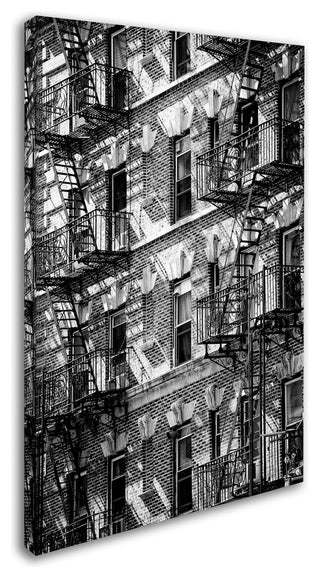 Philippe Hugonnard 'New York Facade' Canvas Art, 19"x12"