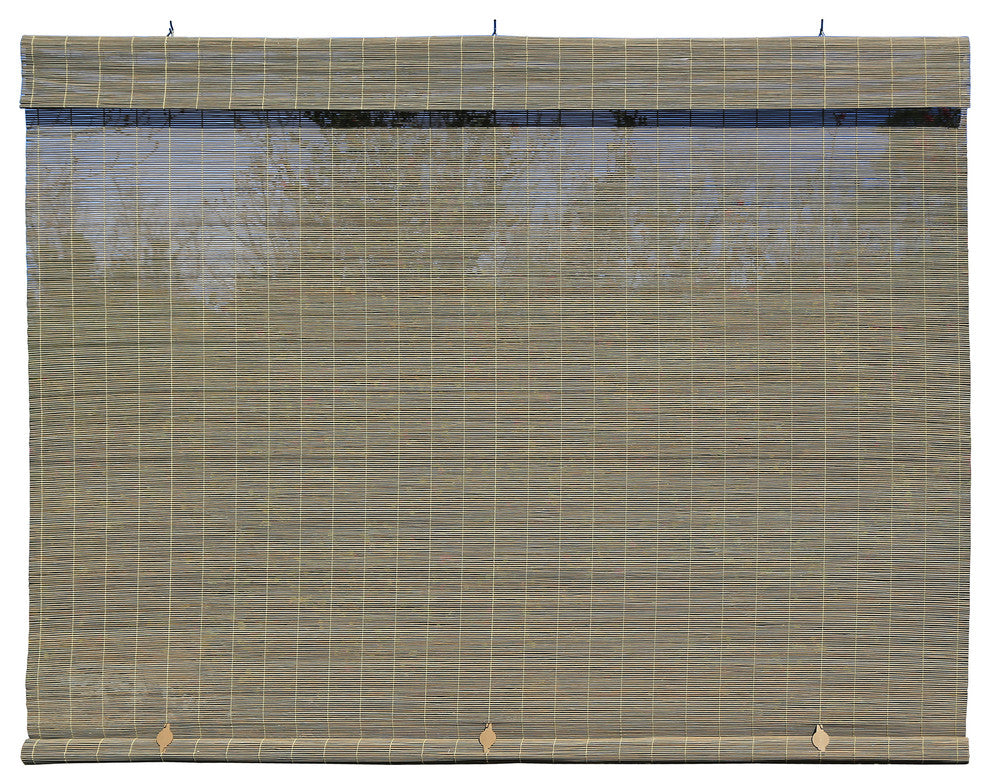 Imperial Matchstick Cord-Free Roll Up Shade, Driftwood, 48"x72"