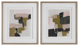 Uttermost 41453 Color Block Framed Prints, Set of 2