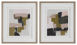 Uttermost 41453 Color Block Framed Prints, Set of 2