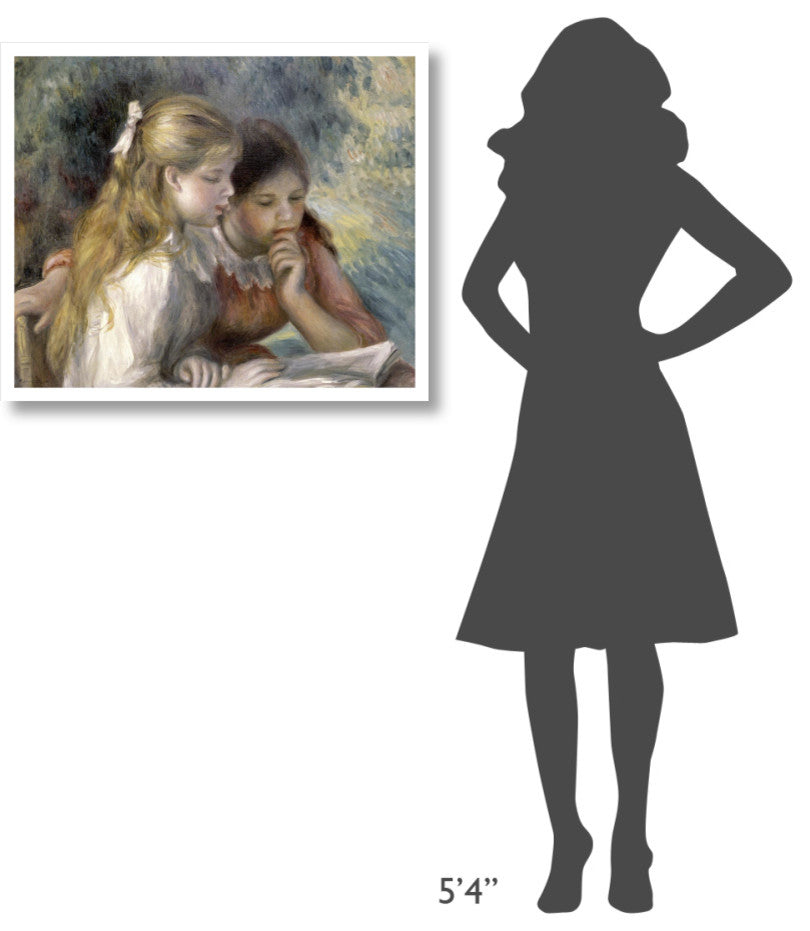 "La Lecture" Digital Paper Print by Pierre-Auguste Renoir, 32"x27"
