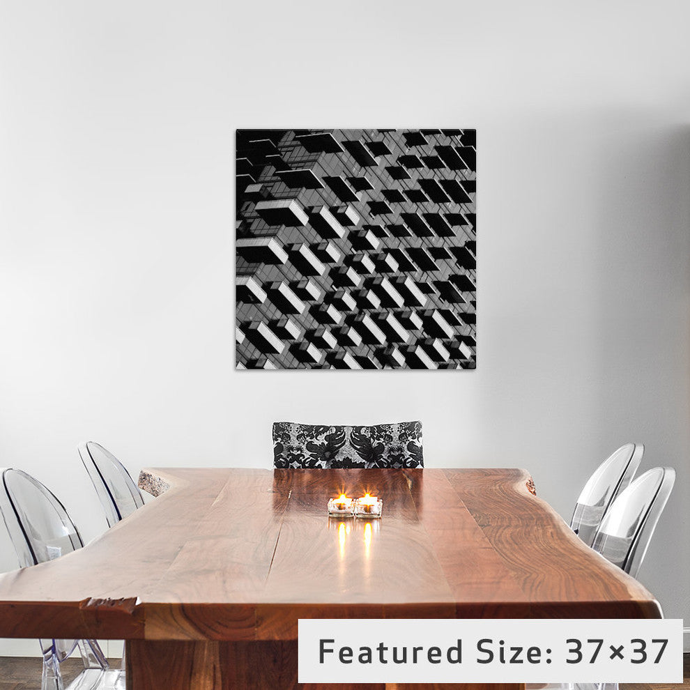 "Unfinished Balcony" by Jonathan Lai, 18x18x1.5